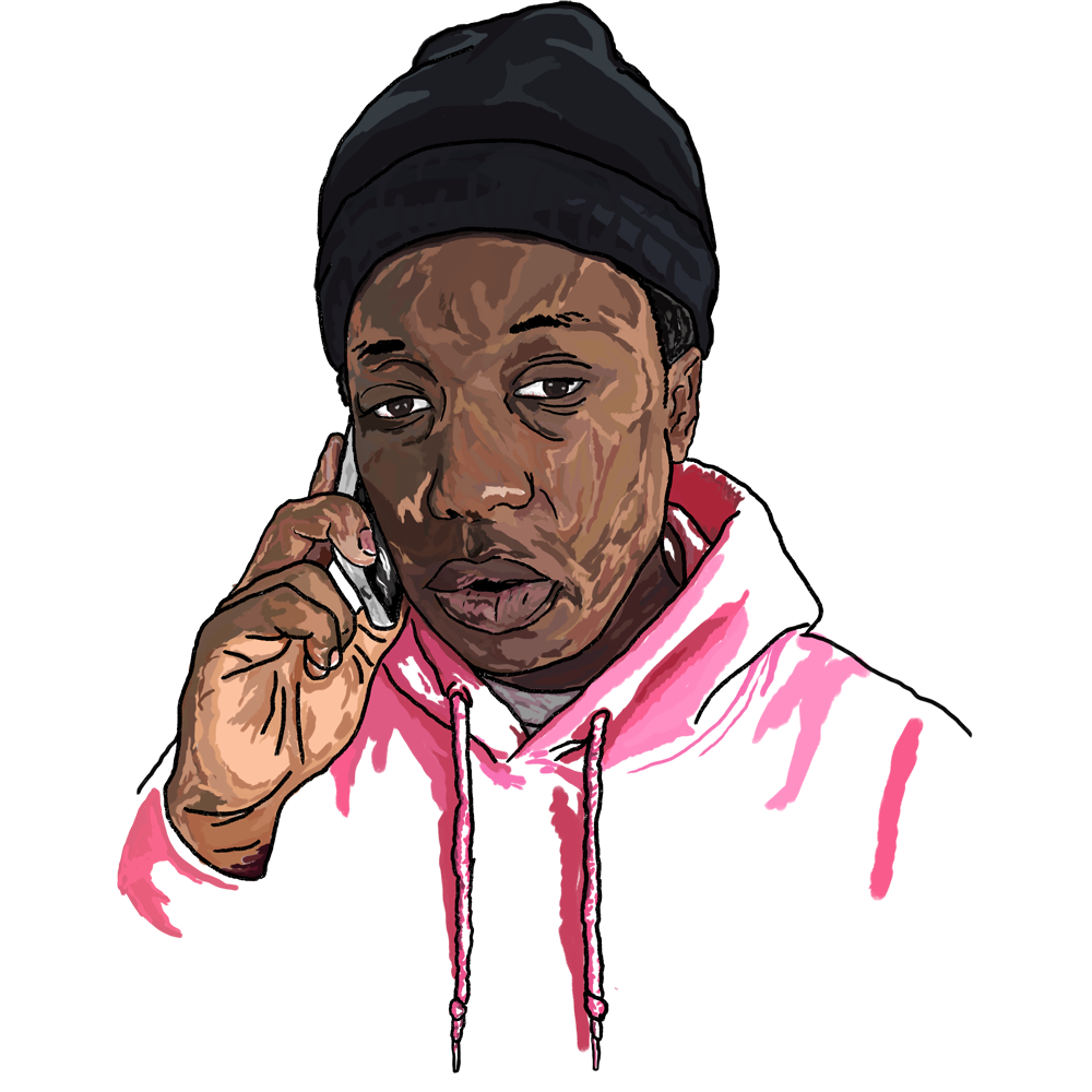 this is a drawing of mckinley's face
